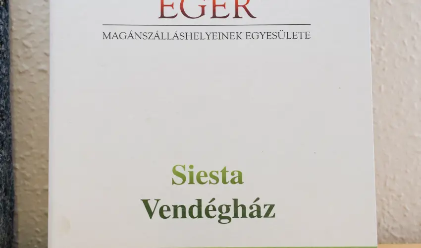 Siesta Vendghz Eger - Hsvt (min. 2 j)