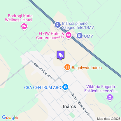 Bodrogi Kúria Wellness Hotel a térképen