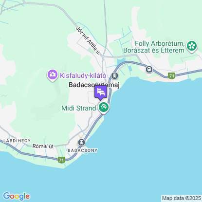 Borbarátok Panzió a térképen