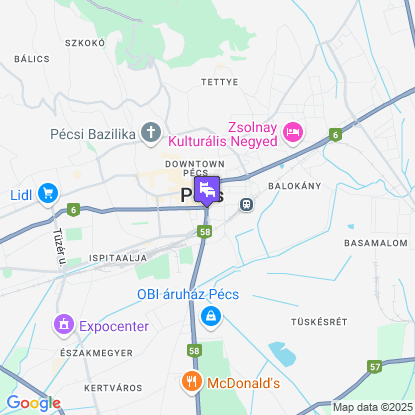 Boutique Hotel Sopianae a térképen