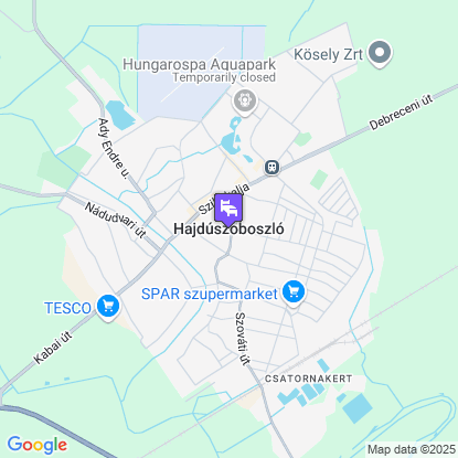 Crystal Hotel a térképen