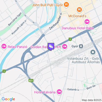 Golden Ball Club Hotel a térképen