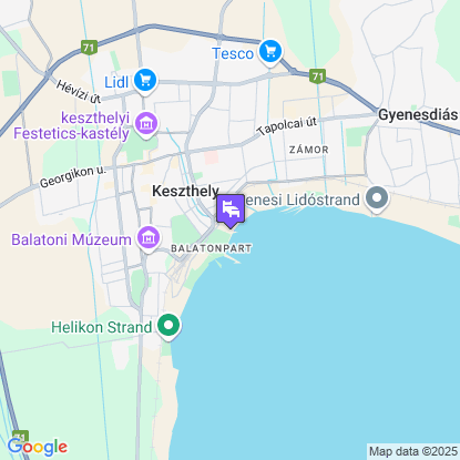 Hotel Helikon a térképen