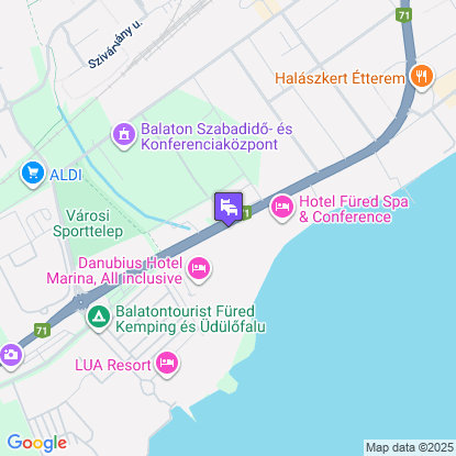 Danubius Hotel Marina a térképen