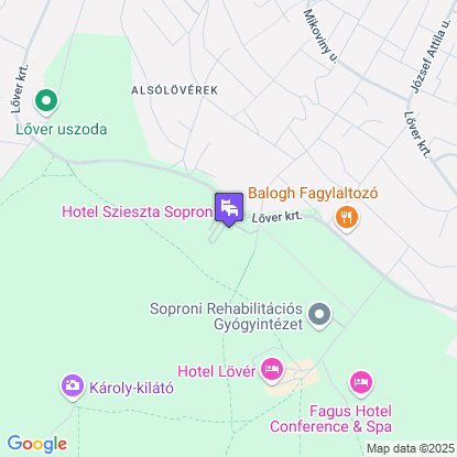 Hotel Szieszta a trkpen