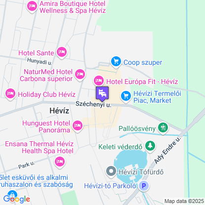 Hotel Zena a térképen