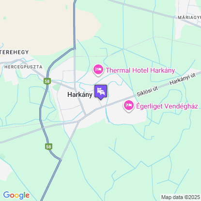 Korona Hotel Hark�ny a t�rk�pen