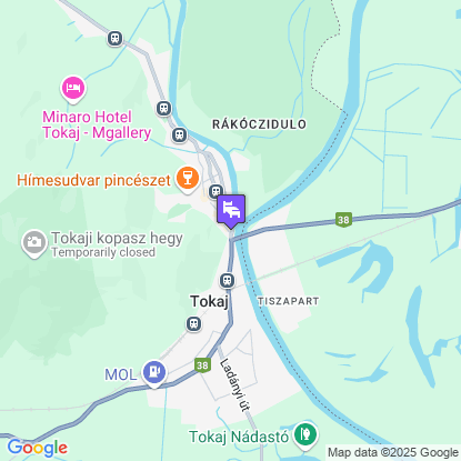 Mercure Tokaj Center a térképen