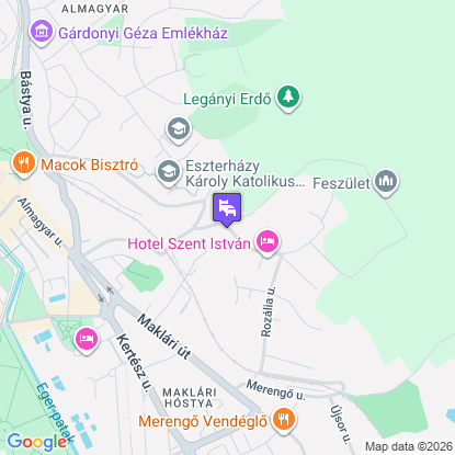 Szent István Hotel a térképen