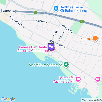 Kenese Bay Garden Resort & Conference a térképen